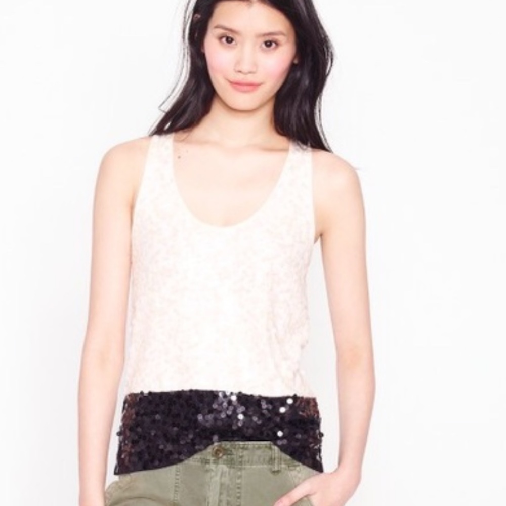 JCrew sequin tank